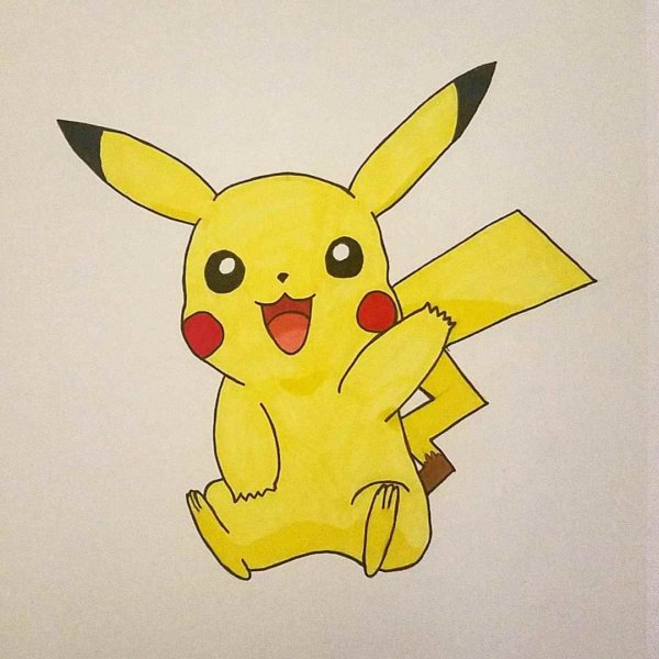 Рисунки для срисовки Пикачу