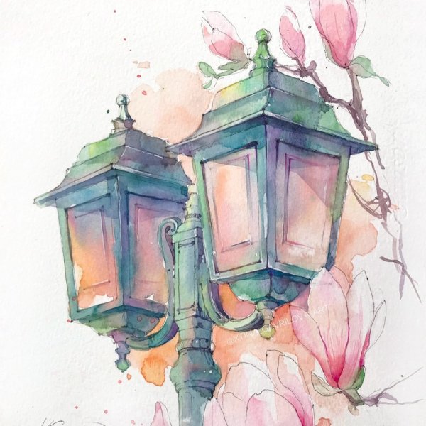 Зарисовки акварелью