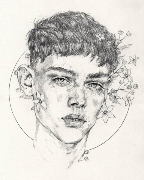Стили портретов карандашом