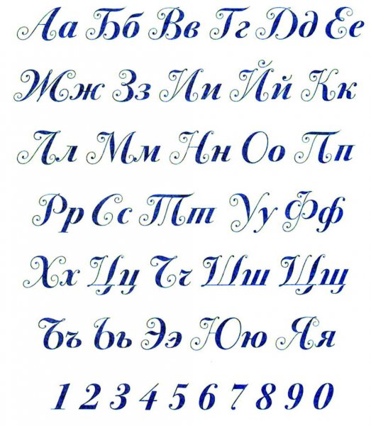 Красивые буквы алфавита
