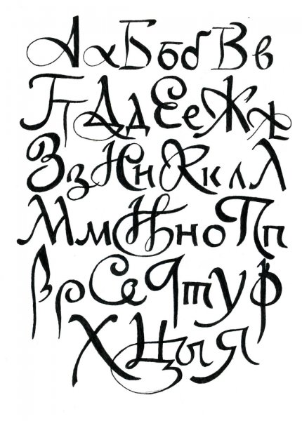 Необычные шрифты