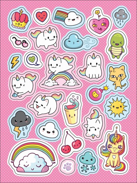 Милые наклейки