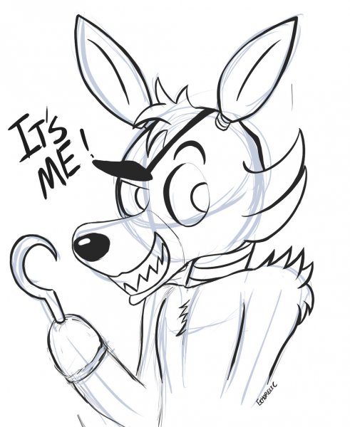 Раскраски пять ночей с Фредди Фокси