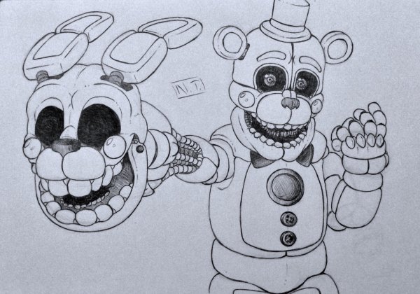 АНИМАТРОНИК Фредди рисунок