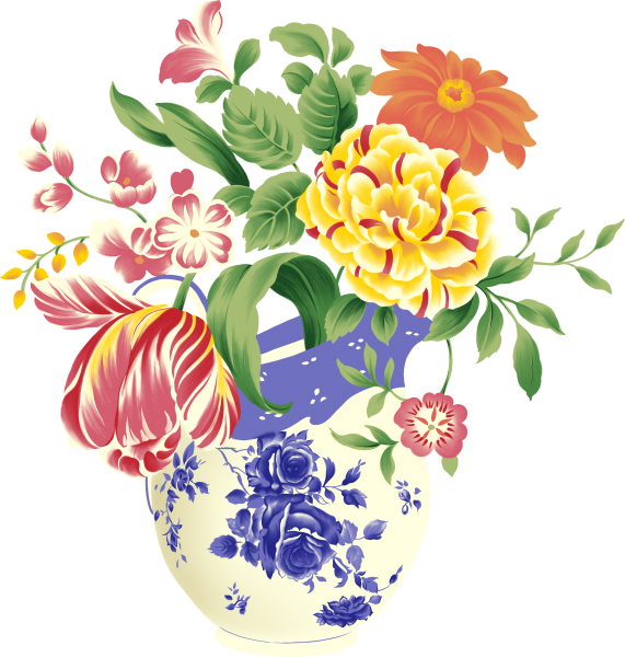 Букет цветов для рисования