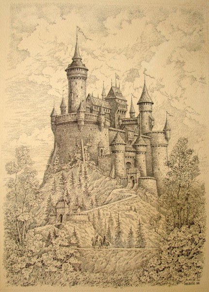 Средневековый стиль рисования