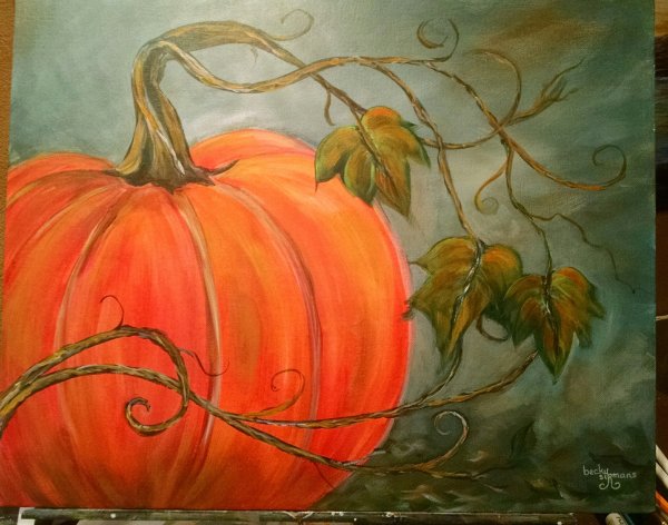 Рисуем тыкву