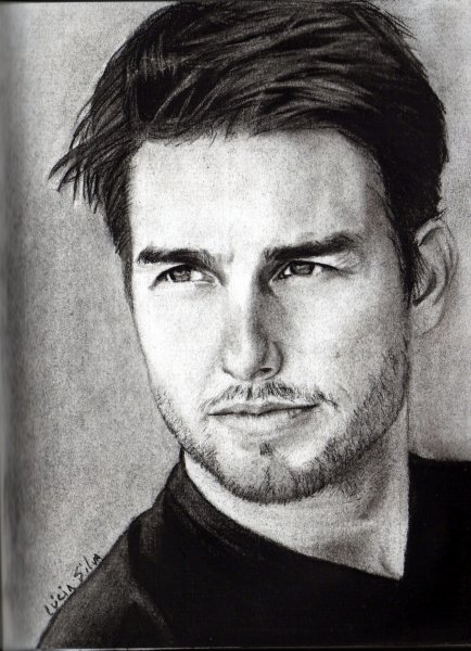 Тейлор Лотнер портрет карандашом