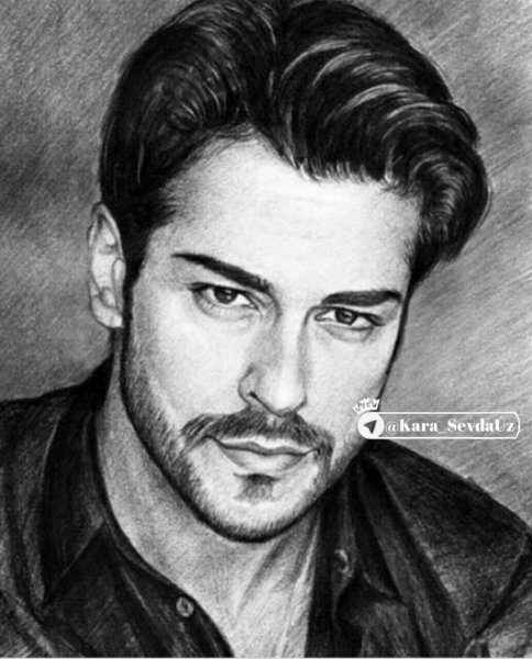 Рисунок парня карандашом