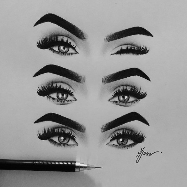 Эскиз бровей