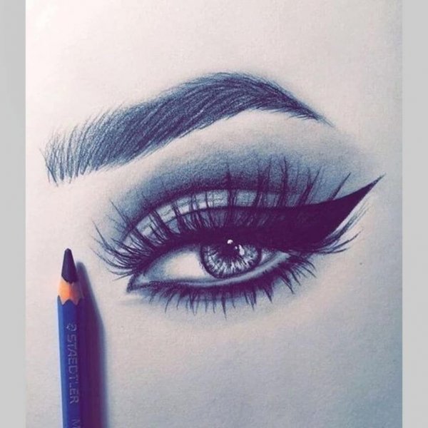 Брови рисунок