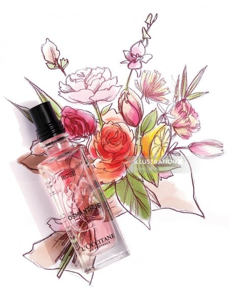 Парфюмерия акварель