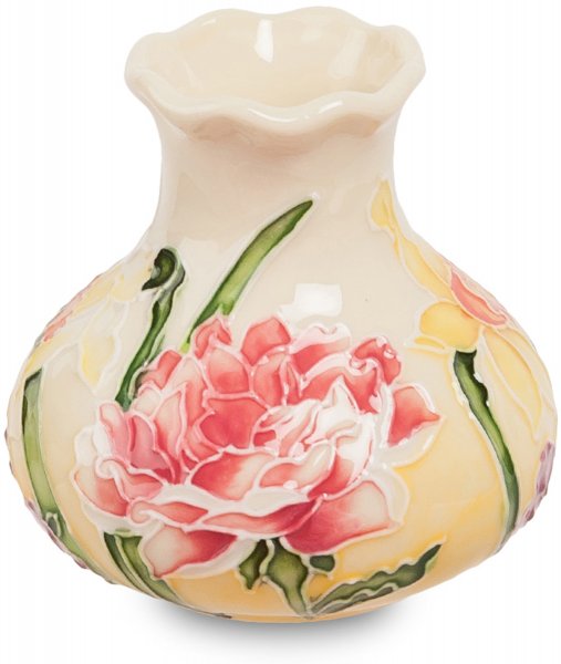 Натюрморт ваза с цветами карандашом