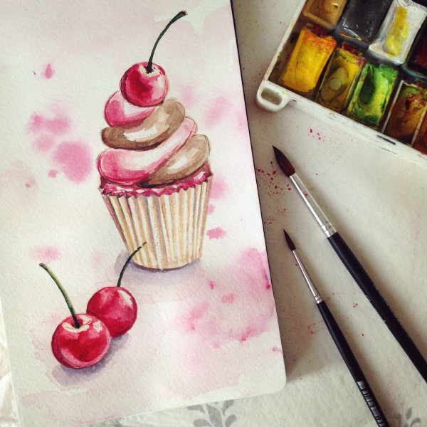 Скетчинг акварелью для начинающих