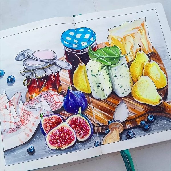 Акварельные иллюстрации для кухни