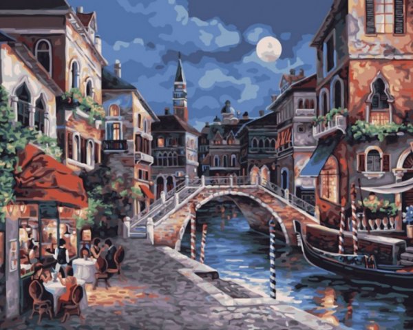 Картина по номерам венецианская ночь