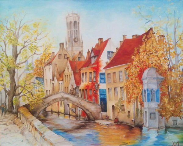 Пейзаж с архитектурой