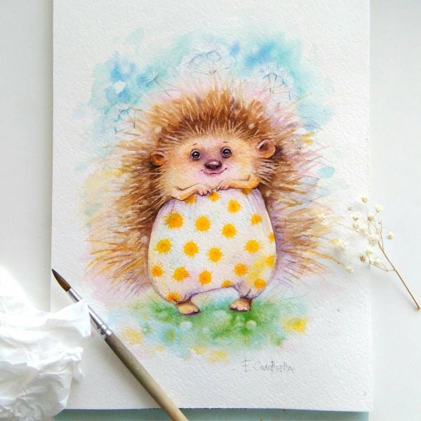 Акварельные иллюстрации Евгении Соловьевой