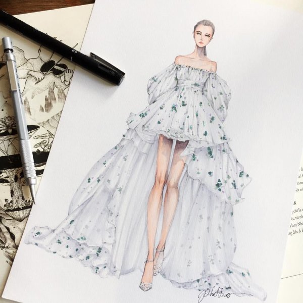 Эскизы одежды