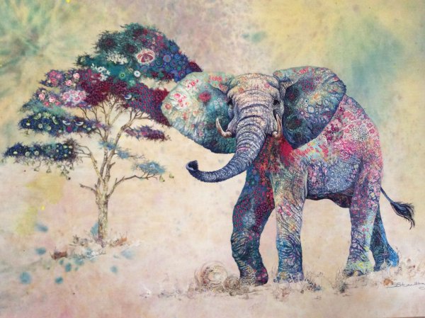 Картины с изображением слона