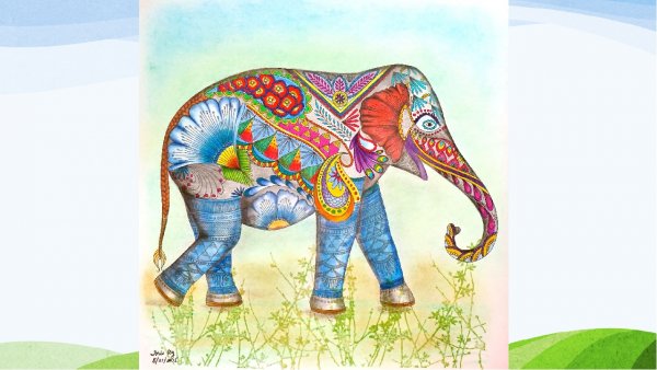 Слон иллюстрация