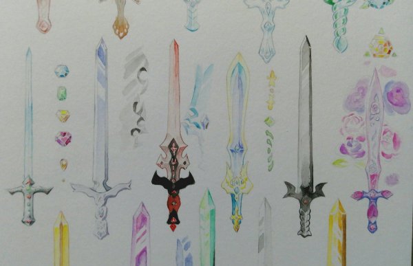 Идеи мечей для рисования