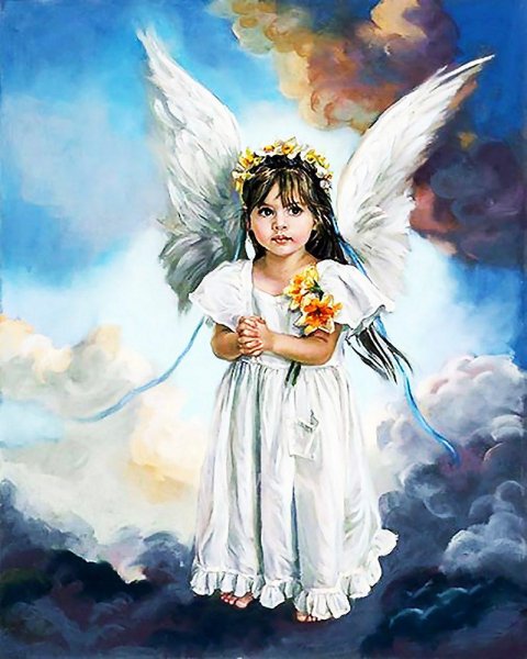 Картина ангел с крыльями