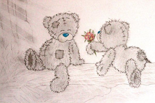 Картинки мишек для срисовки