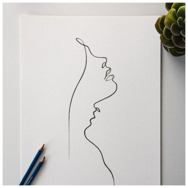 Картины одной линией