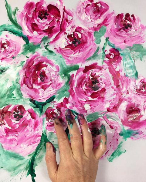 Рисование пальцами