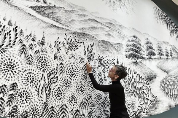 Рисование пальцами Джудит Браун