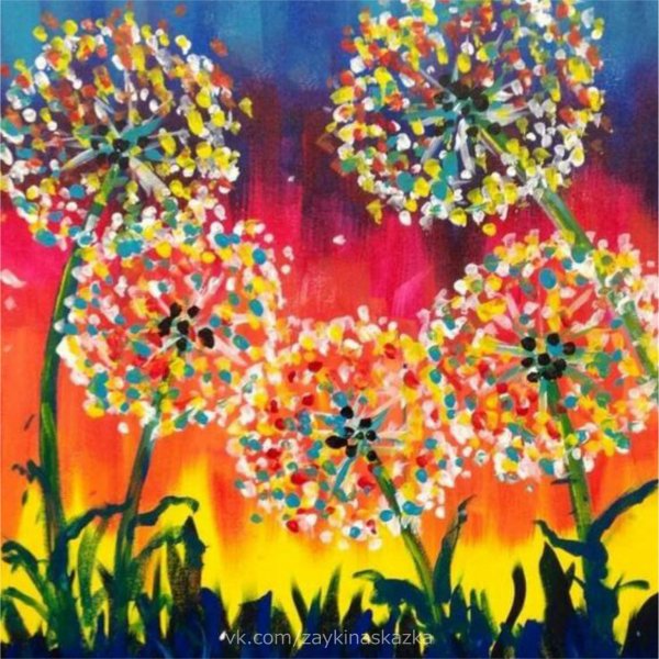 Нетрадиционных техник рисования