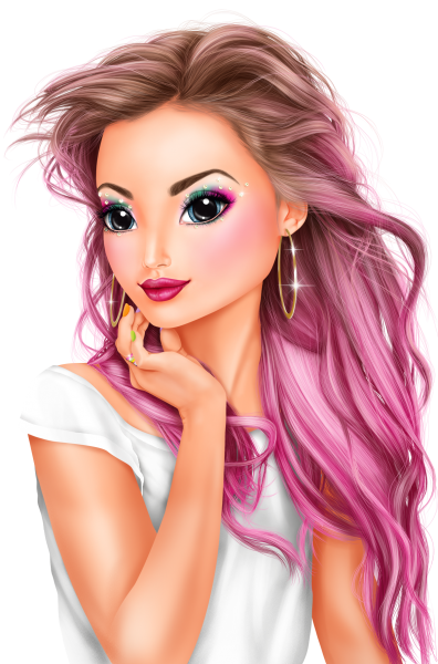 Мультяшная девушка