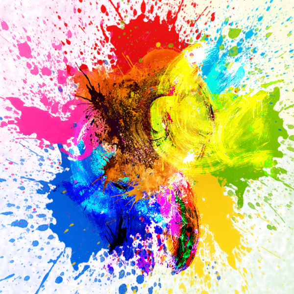 Брызги краски