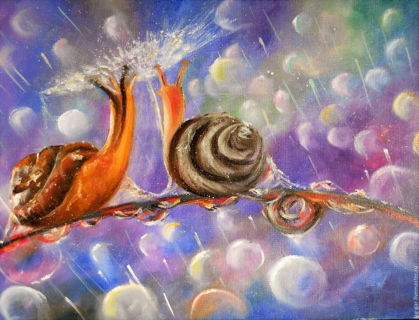 Улитки картины художников