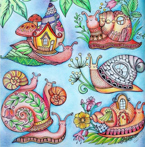 Стилизация улитки