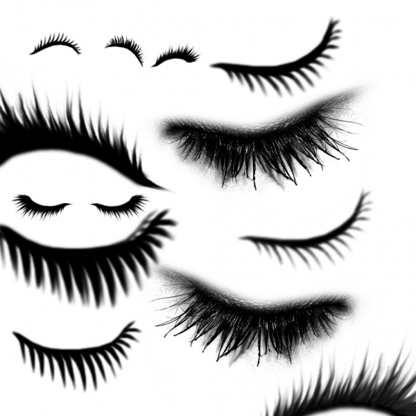 Ресницы для фотошопа