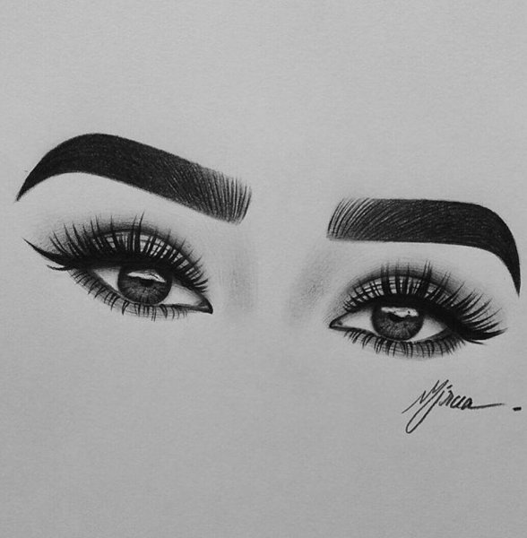 Эскиз бровей
