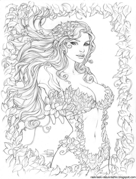 Раскраска для девочек
