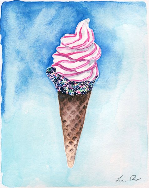 Мороженое арт