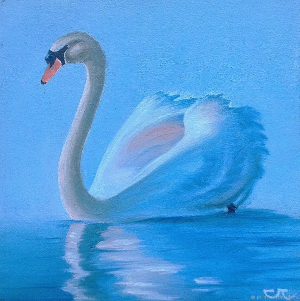 Картина лебеди