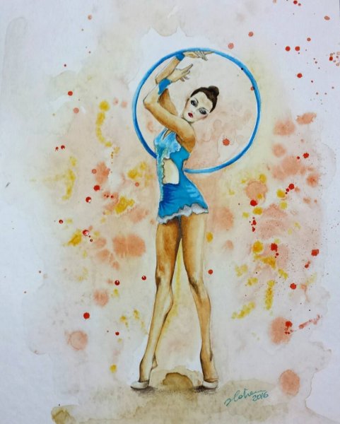 Художественная гимнастика рисунки