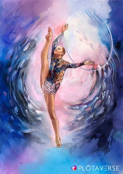 Нарисовать гимнастку