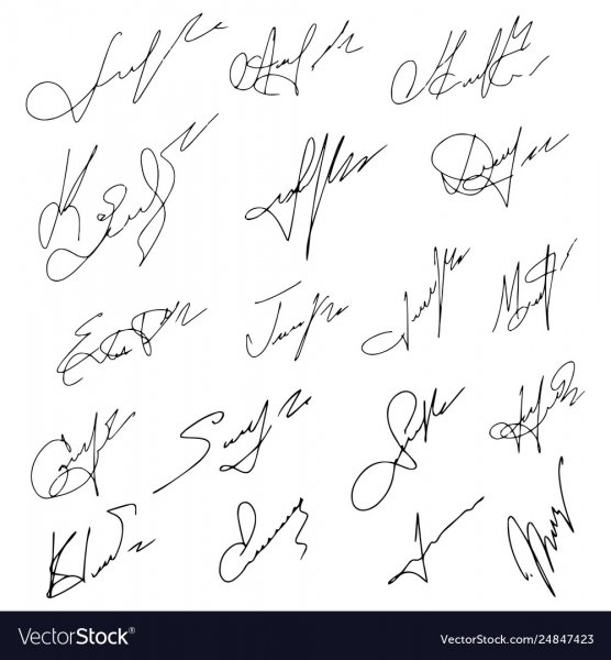 Красивые подписи