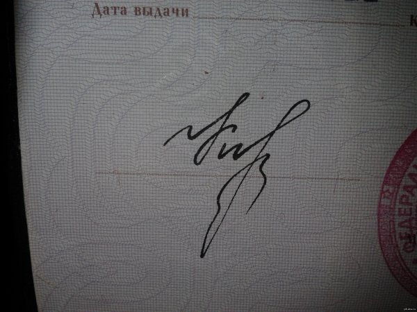 Росписи на паспорт
