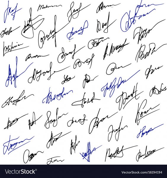 Роспись фамилии