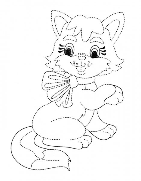 Картинки для обведения по контуру