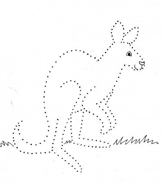 Обводить по точкам животных