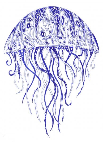 Медуза арт Графика