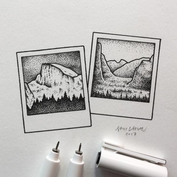 Рисунки для срисовки лайнером легкие